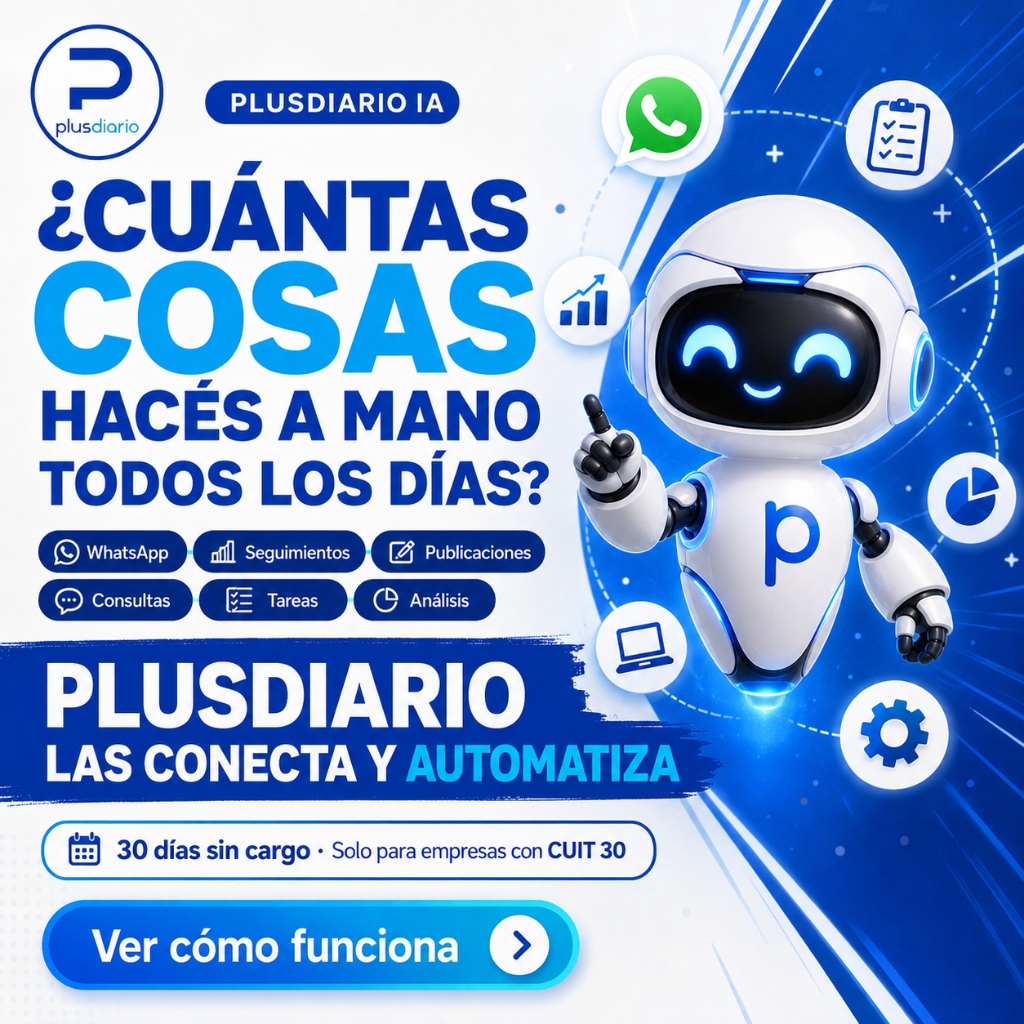 ¿Cuántas cosas hacés a mano todos los días? Plusdiario las conecta y automatiza